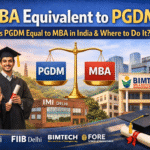 MBA Equivalent to PGDM
