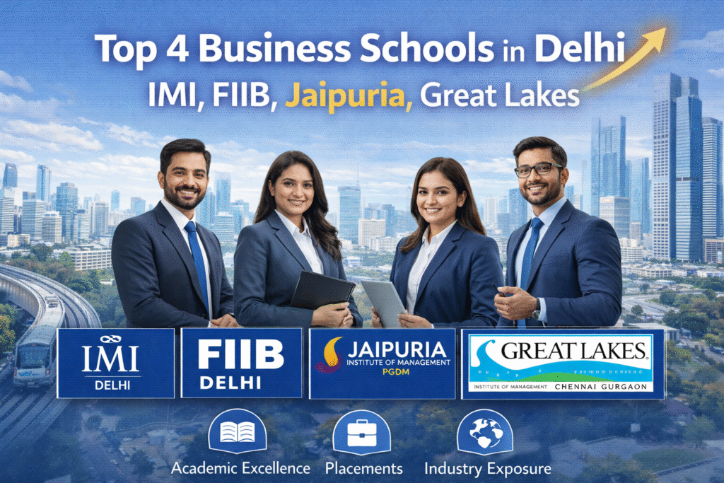 Top 4 business schools in Delhi