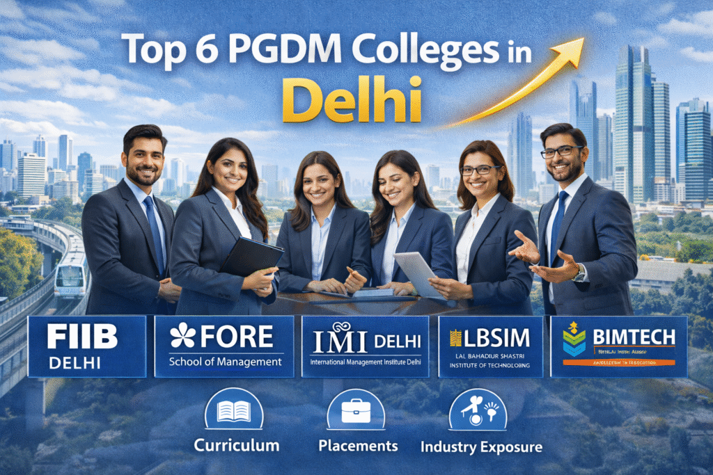 Top 6 PGDM colleges in Delhi