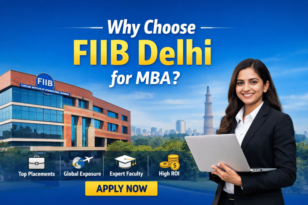 Why Choose FIIB Delhi For MBA