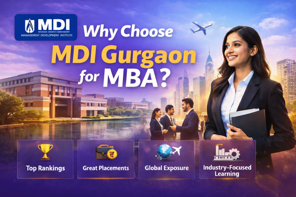 Why Choose MDI Gurgaon For MBA