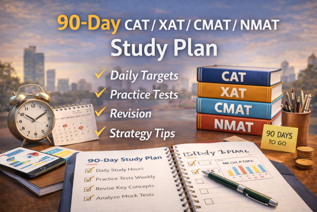 90-Day CAT / XAT / CMAT / NMAT Study Plan