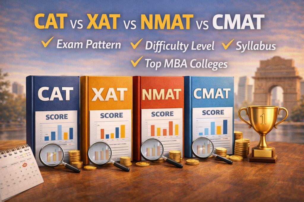CAT vs XAT vs NMAT vs CMAT