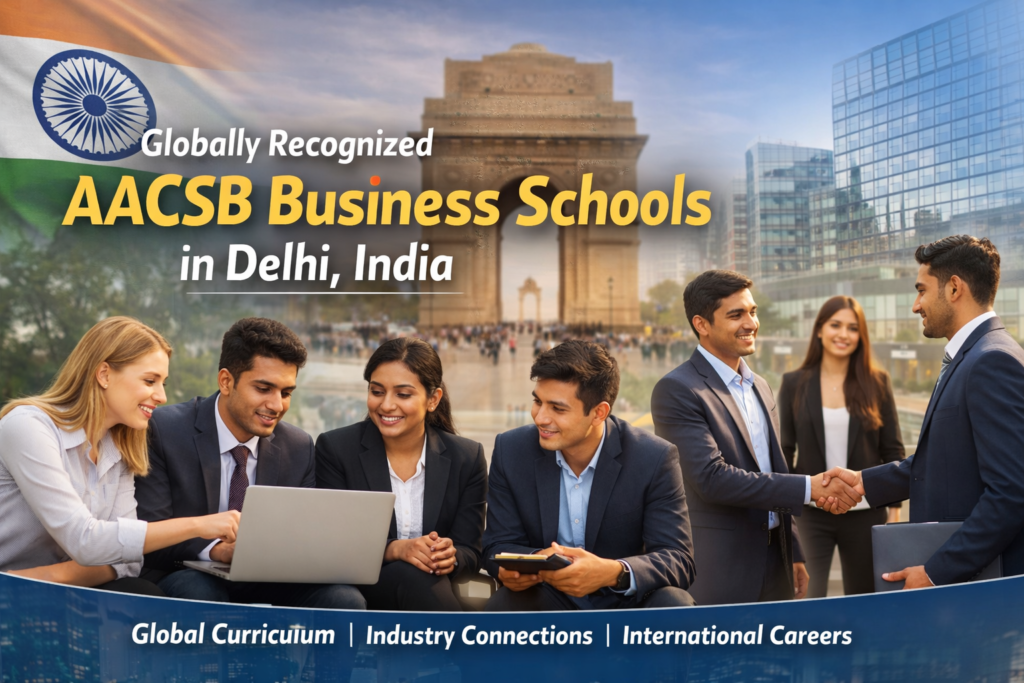Globally recognized AACSB business schools in Delhi