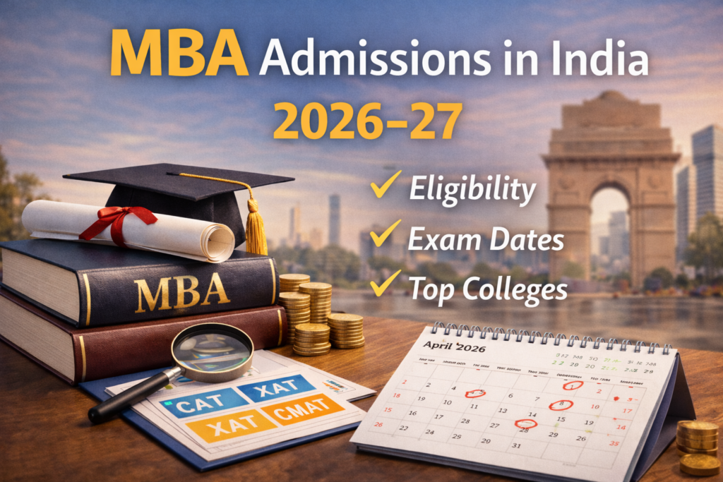 MBA admissions in India for the 2026–27