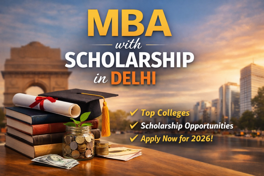 MBA with scholarship in Delhi