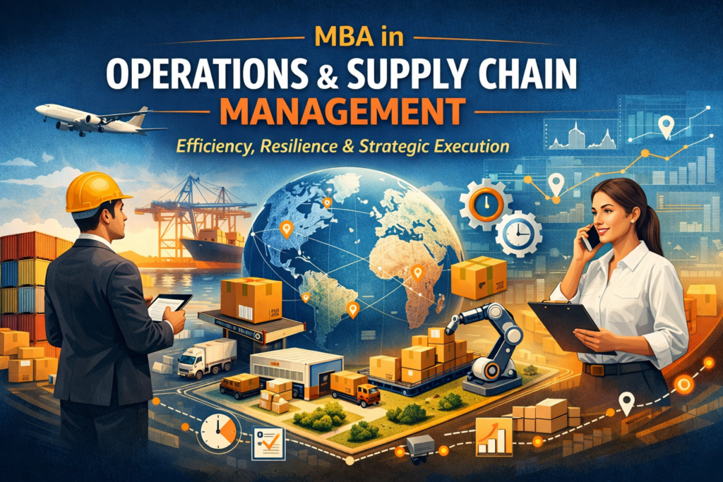 MBA in Operations & Supply Chain Management Efficiency, Resilience & Strategic Execution